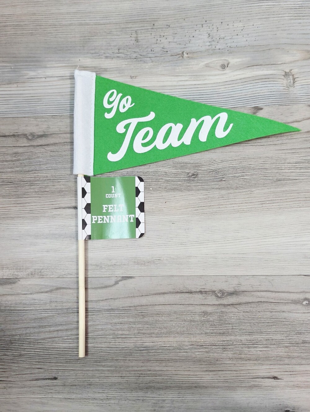 Target Bullseye Playground Summer 2026 Felt Pennant Flag - Go Team